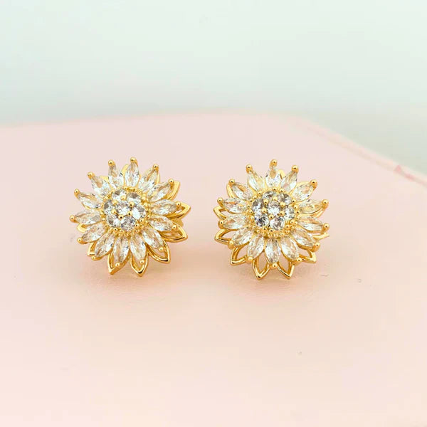 Collar Girasol Giratorio 🌻✨| Baño en Oro de 18k + Caja de Lujo ¡Gratis!