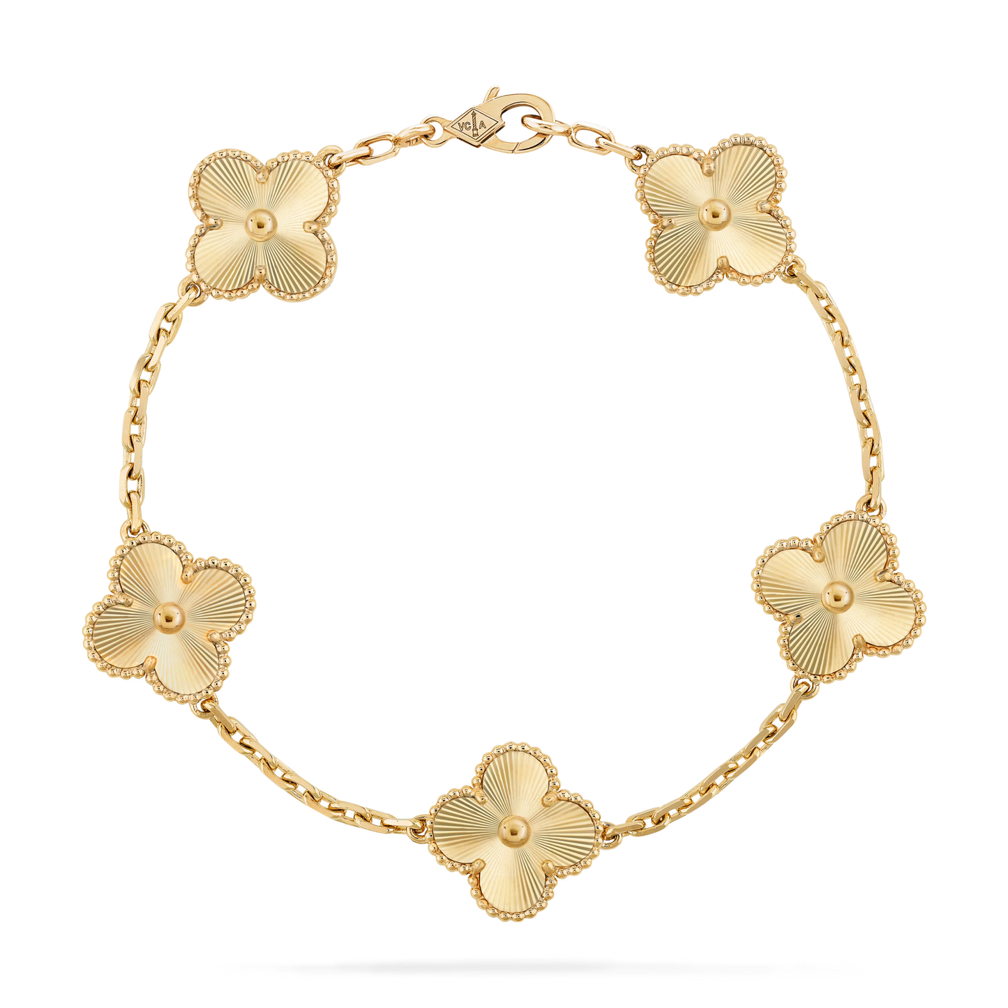 Collar Van Cleef Bañado en Oro de 18K + Caja de Regalo
