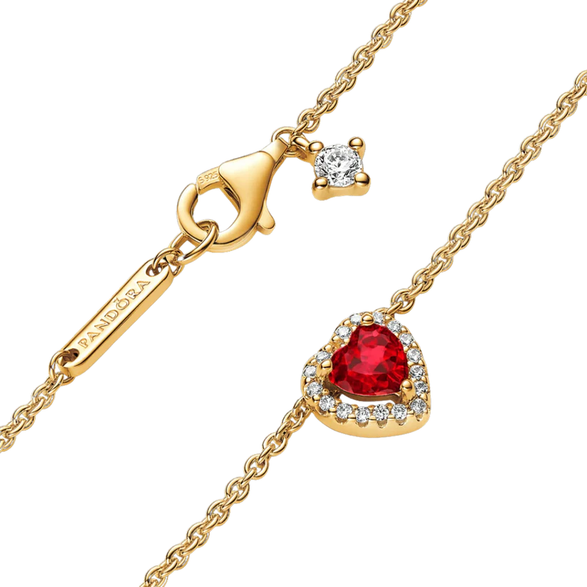 Collar Corazón Promesa 💖 | Baño en Oro + Caja Regalo Gratis ✨