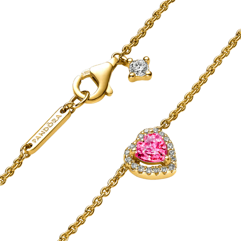 Collar Corazón Promesa 💖 | Baño en Oro + Caja Regalo Gratis ✨