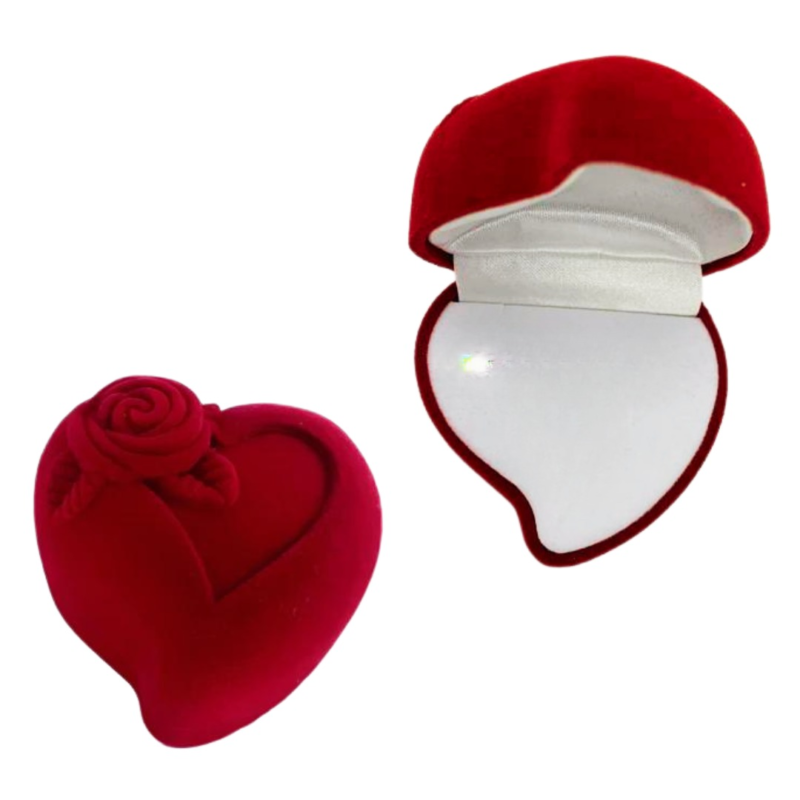 Combo Collar de Te Amo en 100 Idiomas + Anillo Flor Tulipan + Caja de Lujo