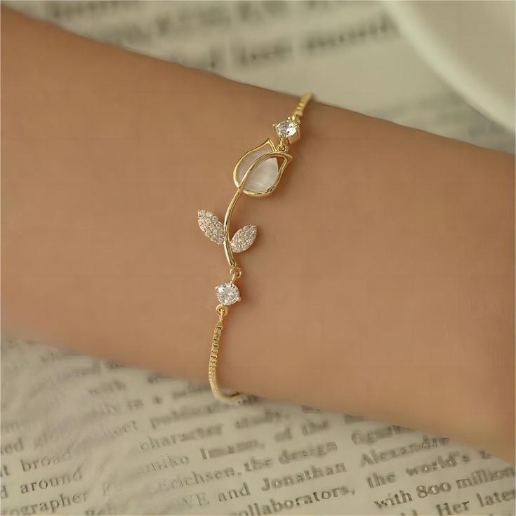 Pulsera Tulipan + Caja de Regalo